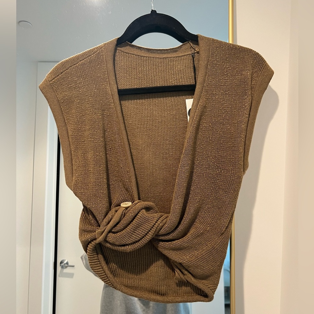 Jacquemus Wrap Top | Size 34 | Purchased on The Real Real